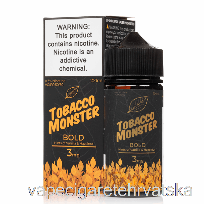 Vape Cigarete Bold - Tobacco Monster - 100ml 0mg